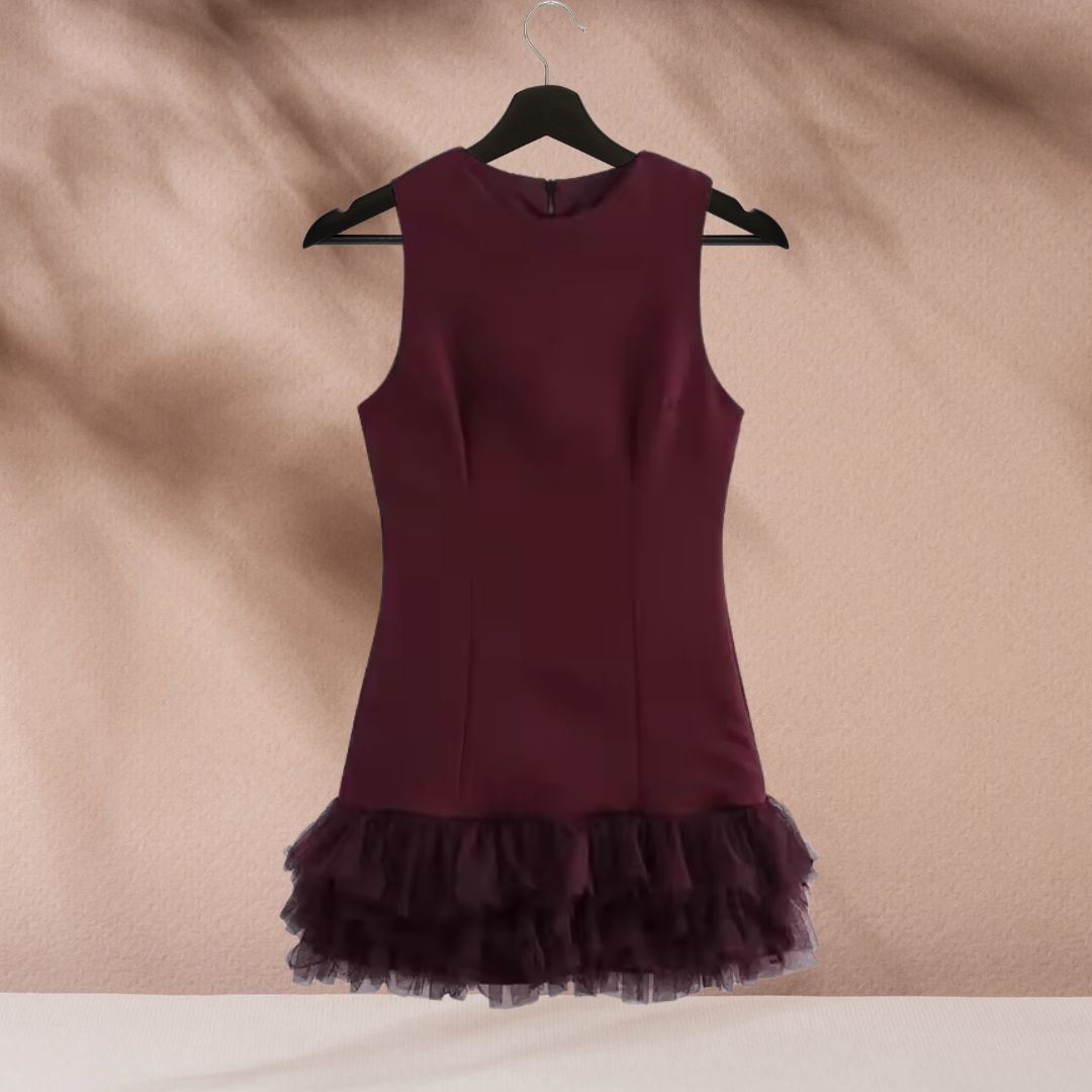 Grace™ - Chic Mesh Mini Dress