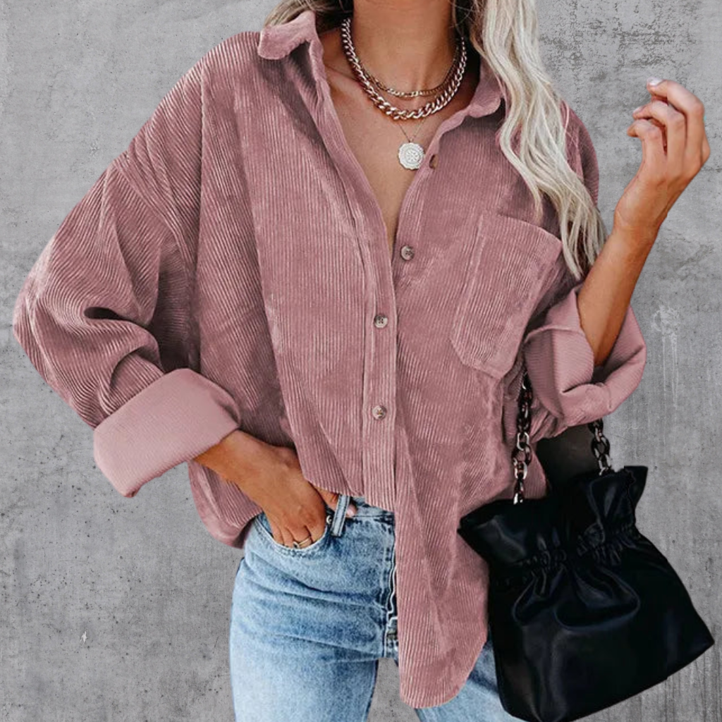 Ella™ - Comfortable Casual Stripe Shirt