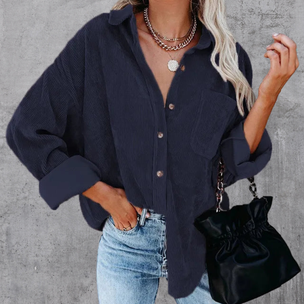 Ella™ - Comfortable Casual Stripe Shirt