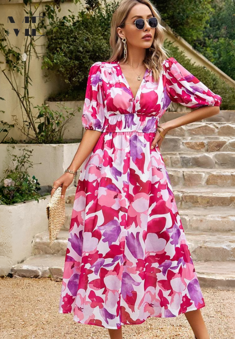Hannah™ - Timeless Luxury Midi Dress