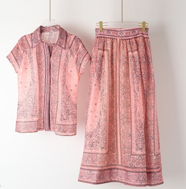Abigail™ - Boho Print Two-Piece Set