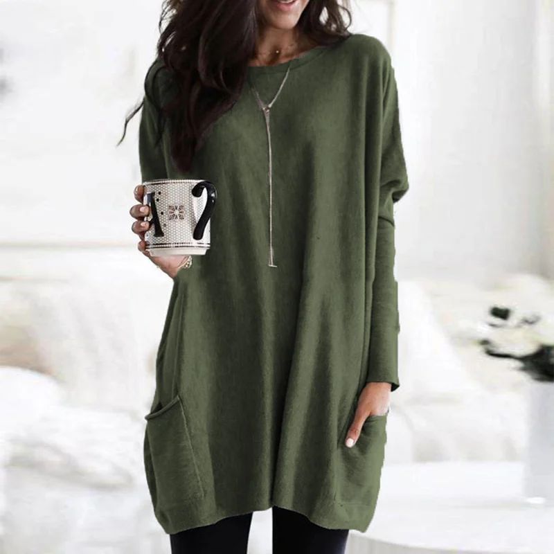 Sophia™ - Casual Pocket Sweater