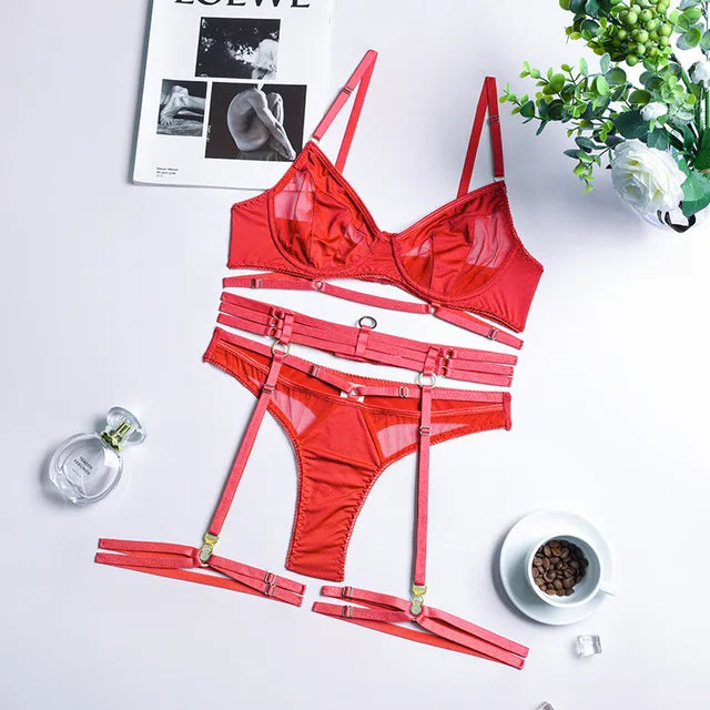 Avery™ - 3 Piece French Lingerie Set