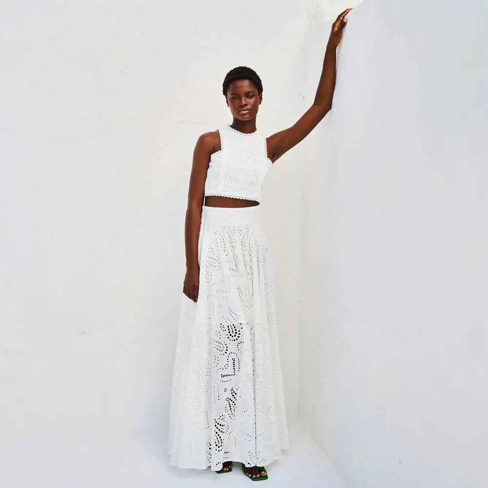 Layla™ - Stylish Top And Skirt Set