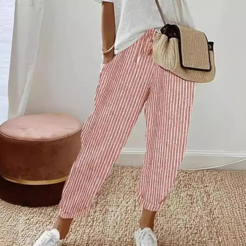 Harper™ - Comfy Striped Linen Pants