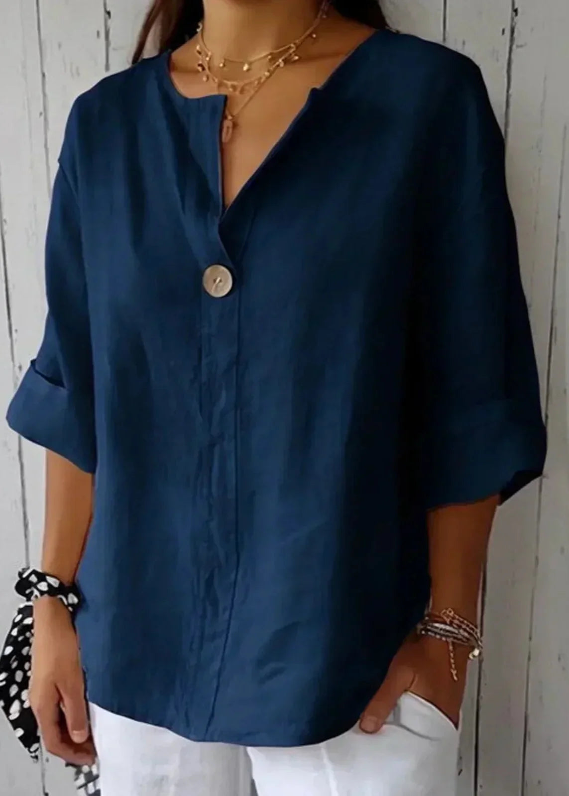 Sophia™ - Casual V-Neck Blouse