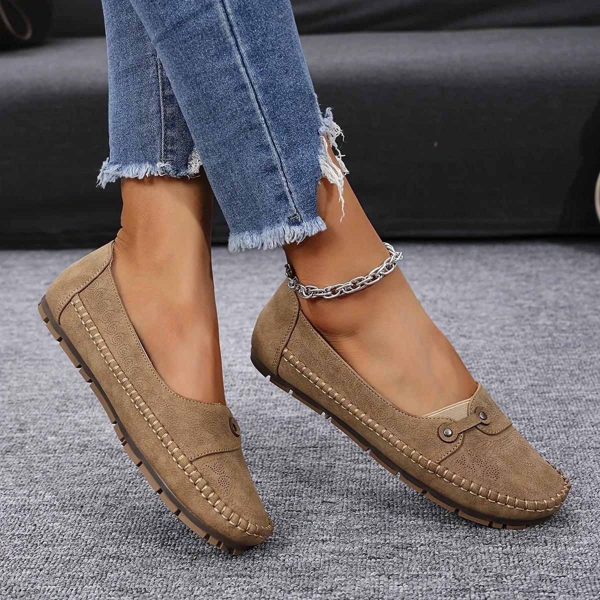 Zoe™ - Retro Lightweight Slip-On Shoes