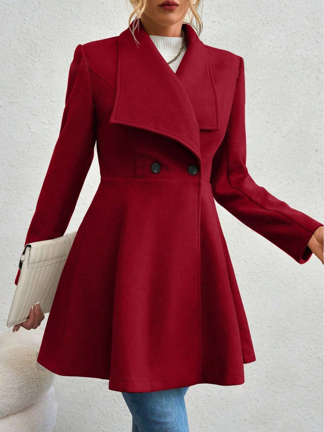 Ella™ - Elegant Button-Up Coat