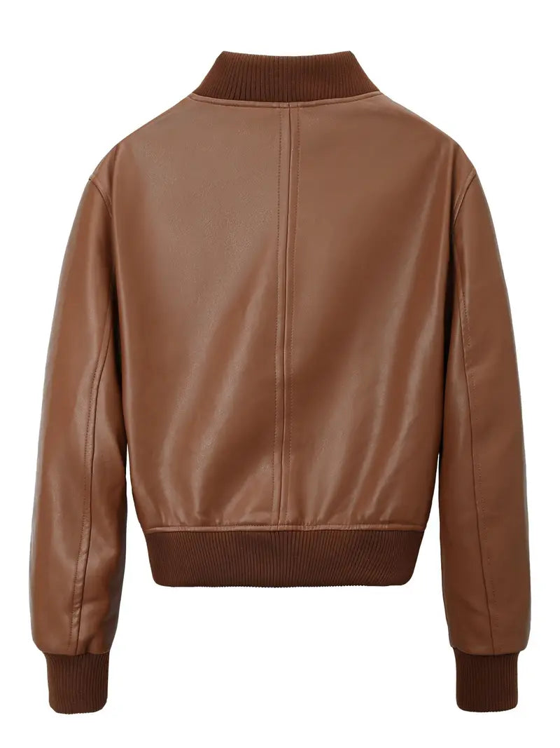 Logan™ - Stylish Outdoor Leisure Baseball Leather Jacket