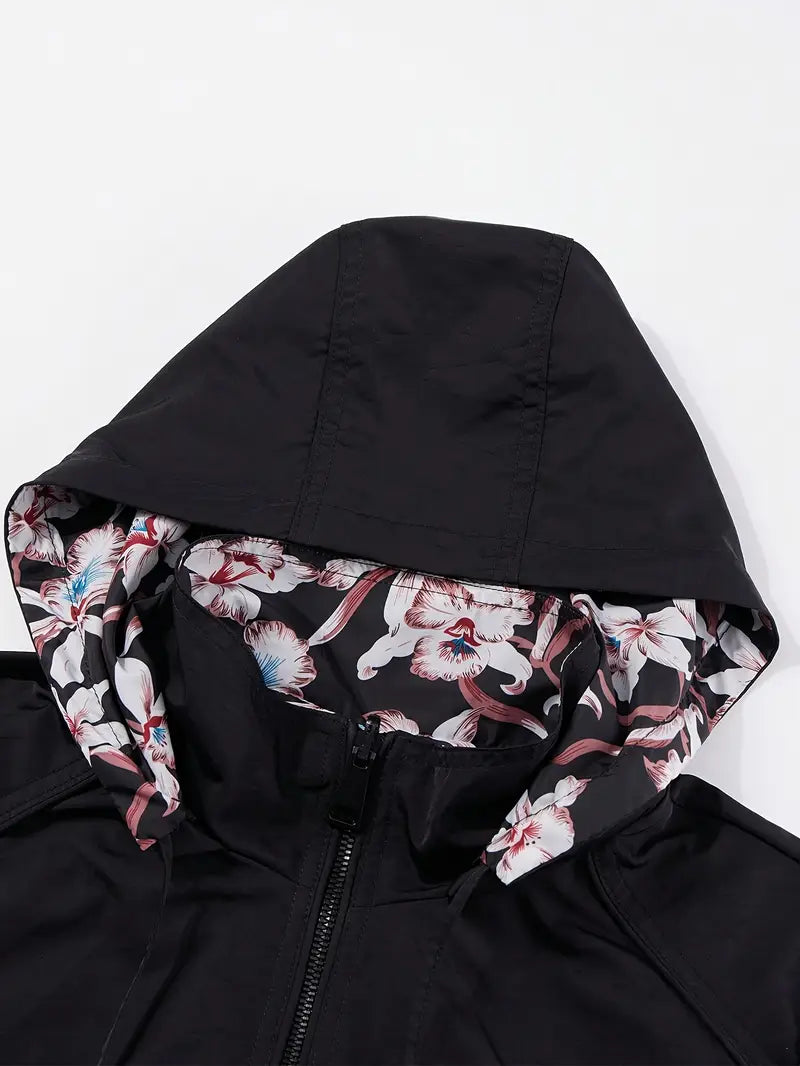Avery™ - Lightweight Double Sided Floral Print Jacket