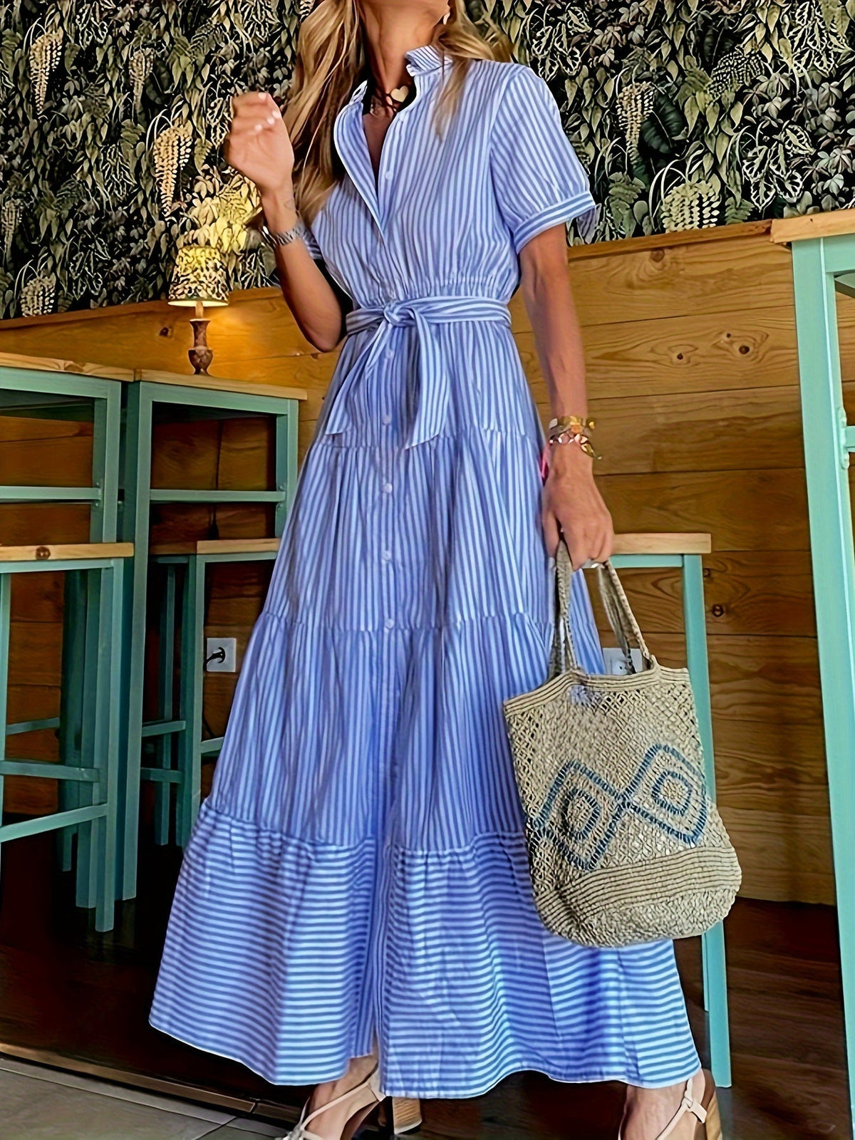 Madison™ - Comfy Striped Tunic Dress