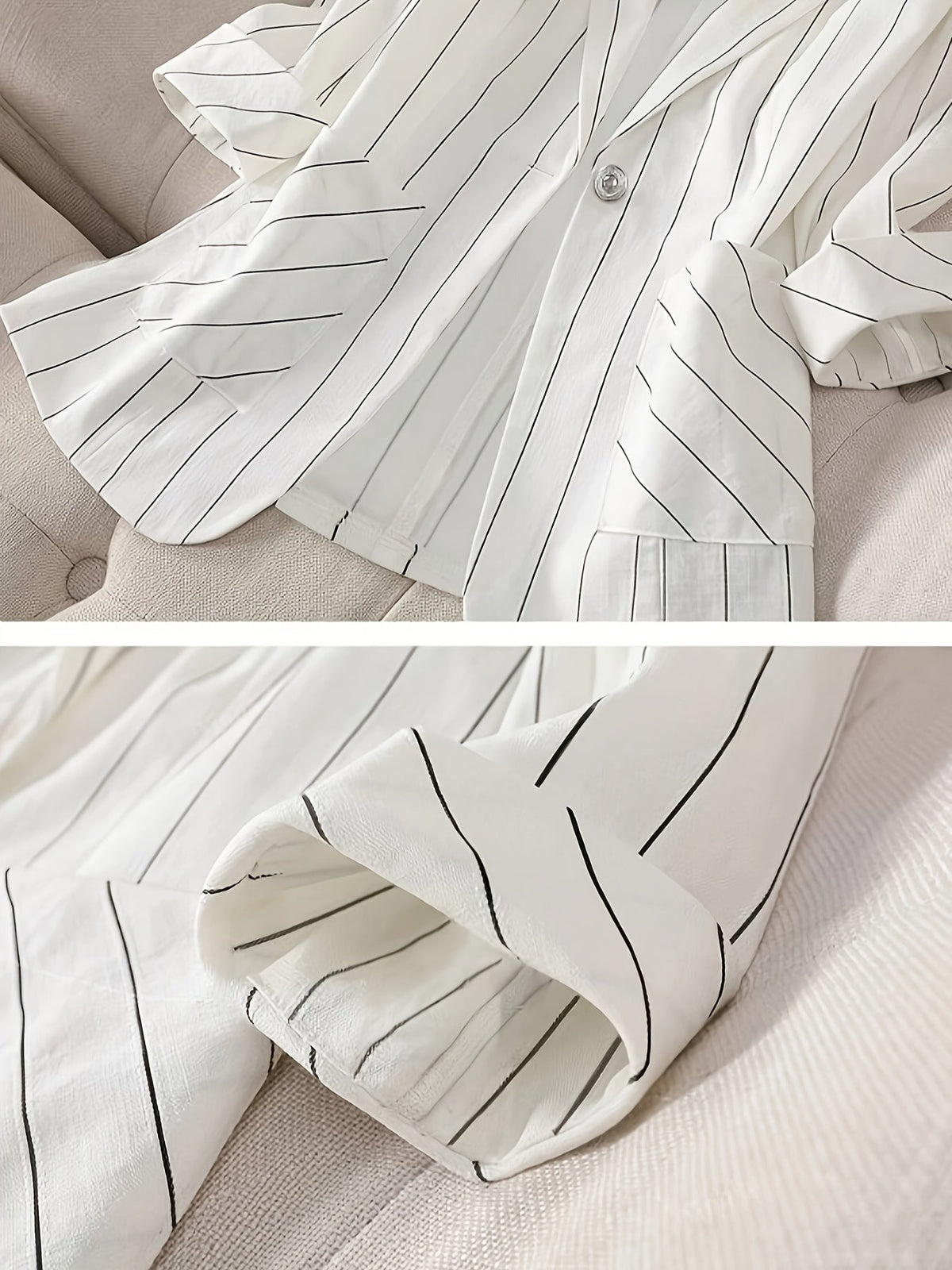 Olivia™ - Chic Striped Blazer