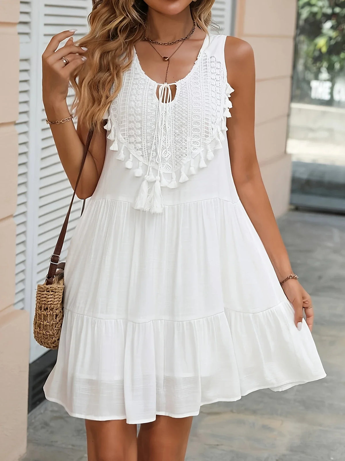 Olivia™ - Comfortable Tassel Fringe Dress
