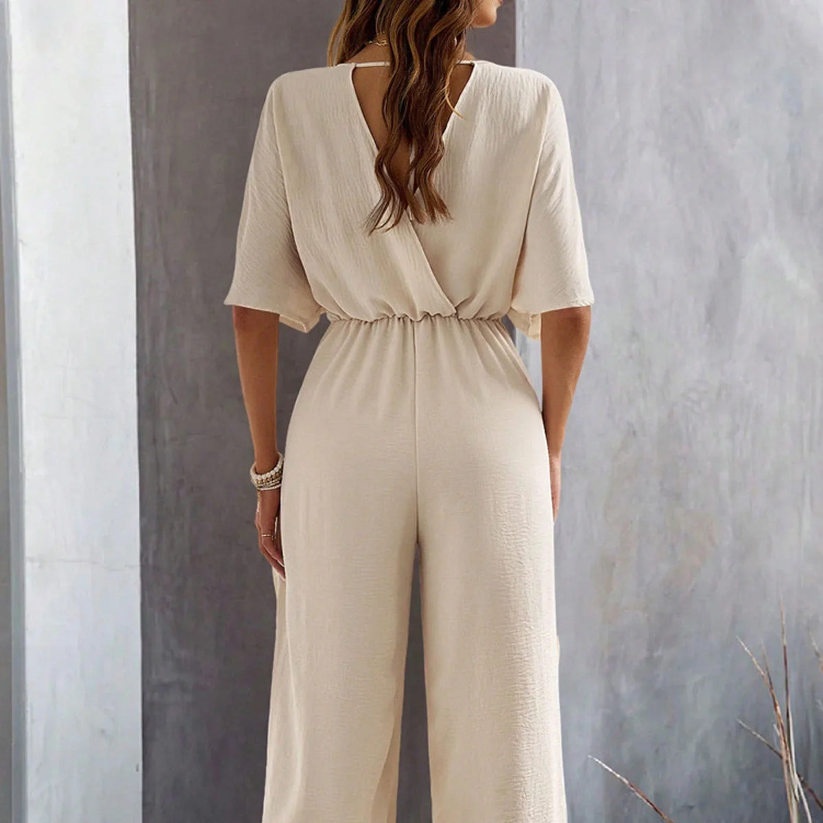 Amelia™ - Stylish V-Neck Jumpsuit