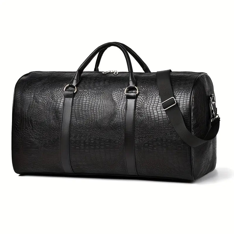 Lucas™ - Vintage Crocodile Pattern Duffel Bag