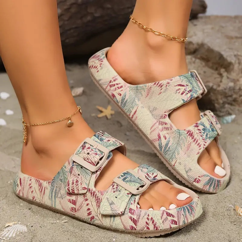 Amelia™ - Comfortable Thick Sole Slides