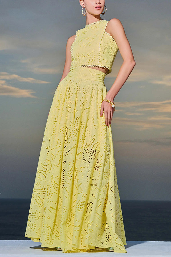 Layla™ - Stylish Top And Skirt Set