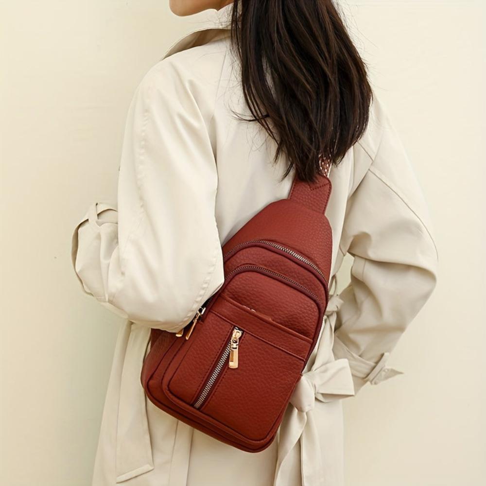 Riley - Vintage Leather Crossbody Bag