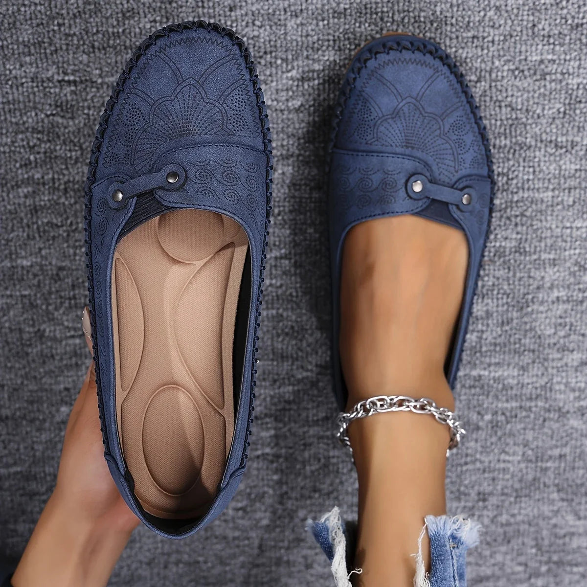 Zoe™ - Retro Lightweight Slip-On Shoes