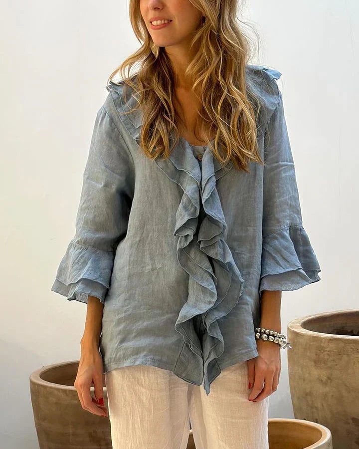 Aria™ - Casual Ruffle Blouse