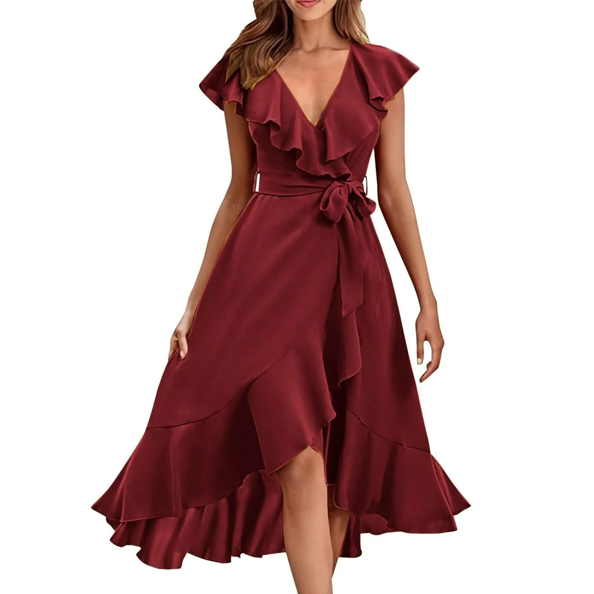 Aria™ - Stylish Ruffle Dress