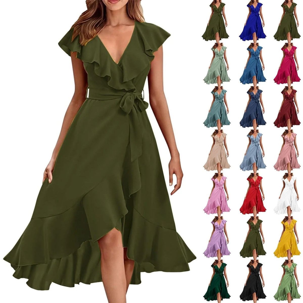 Aria™ - Stylish Ruffle Dress