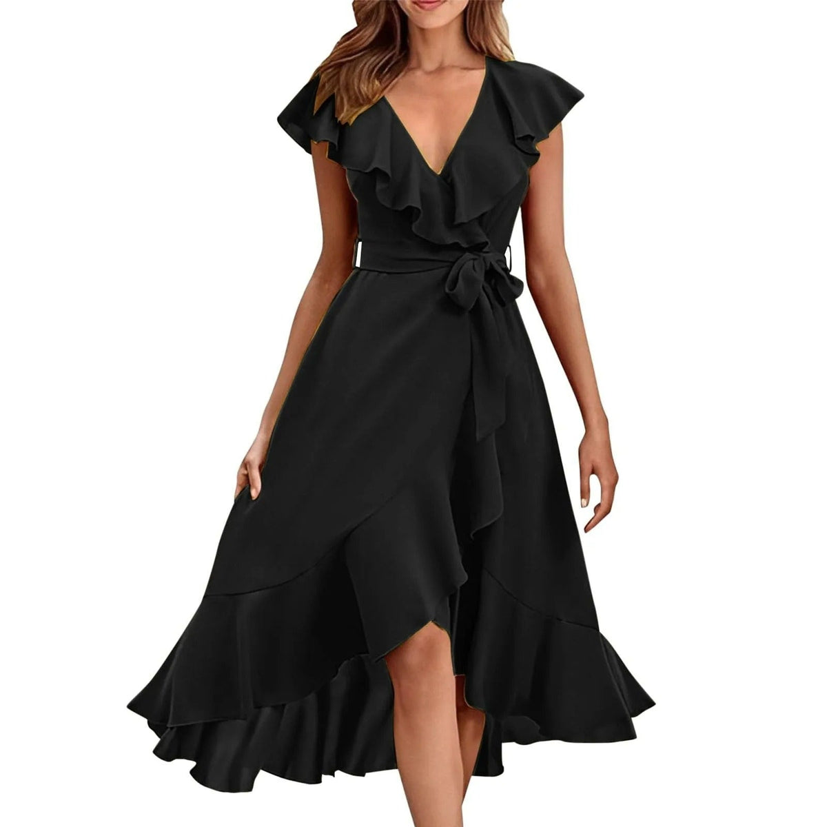 Aria™ - Stylish Ruffle Dress