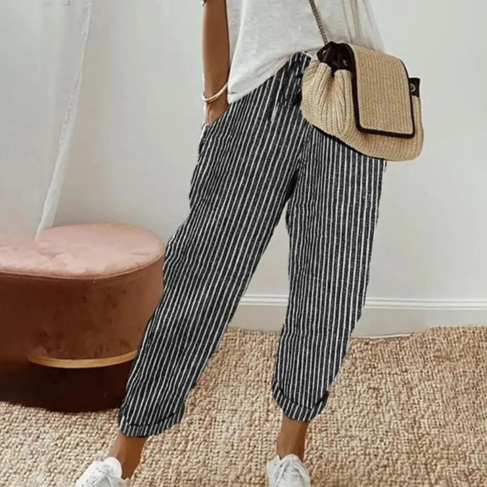 Harper™ - Comfy Striped Linen Pants