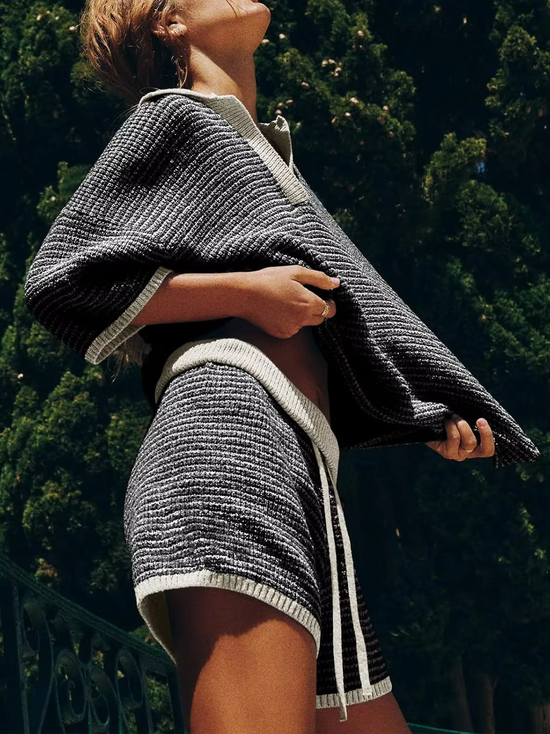 Sophia™ - Elegant Striped Knit Set