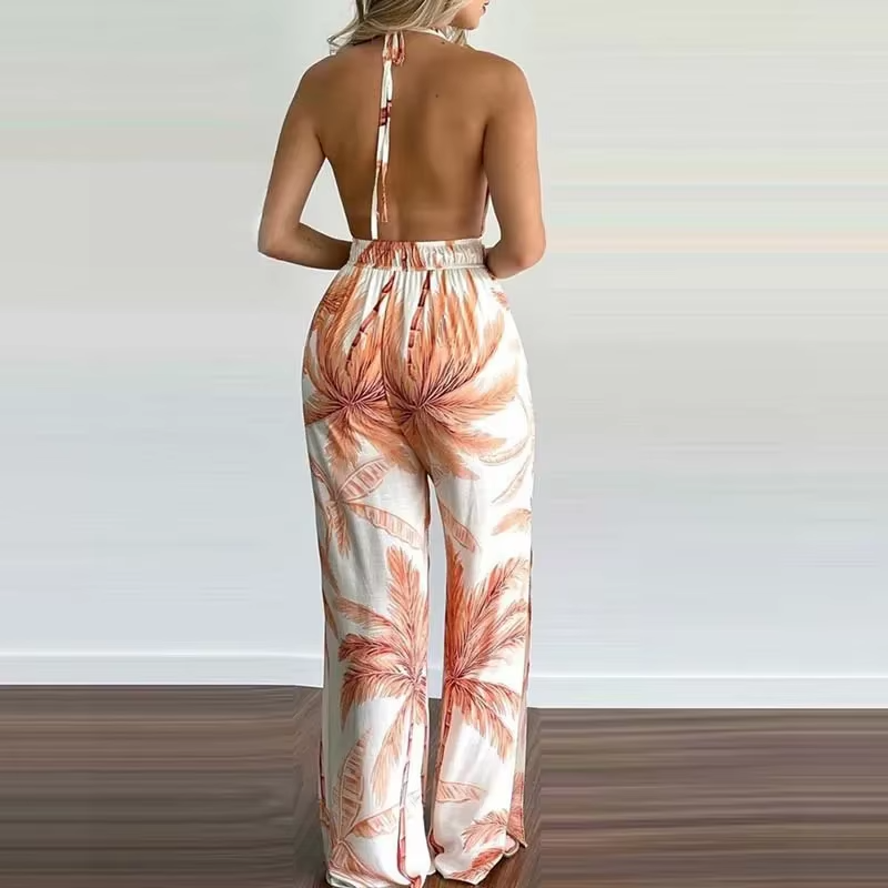 Lina™ - Stylish Halter Neck Jumpsuit