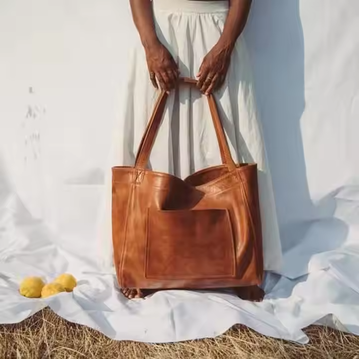 Amelia - Vintage Leather Shoulder Bag