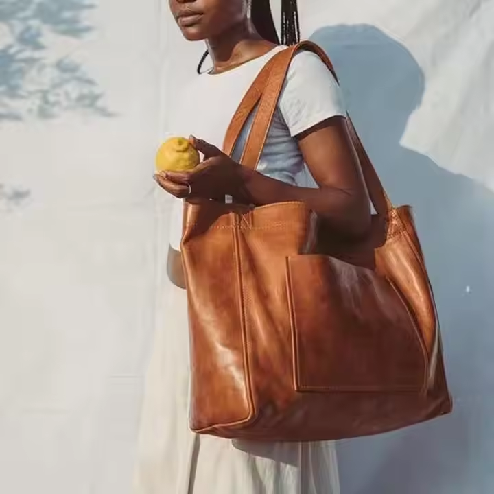 Amelia - Vintage Leather Shoulder Bag