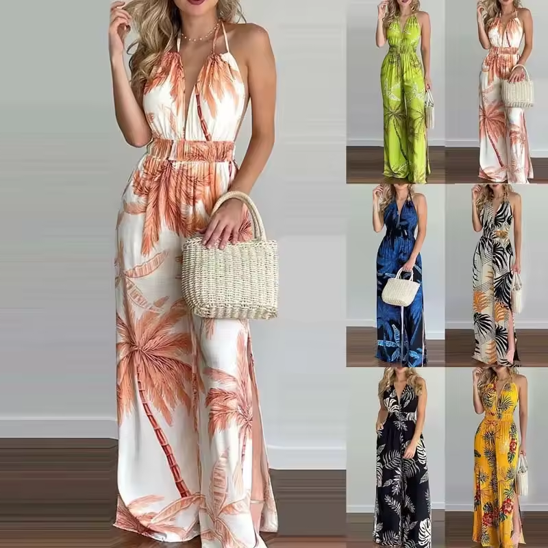 Lina™ - Stylish Halter Neck Jumpsuit