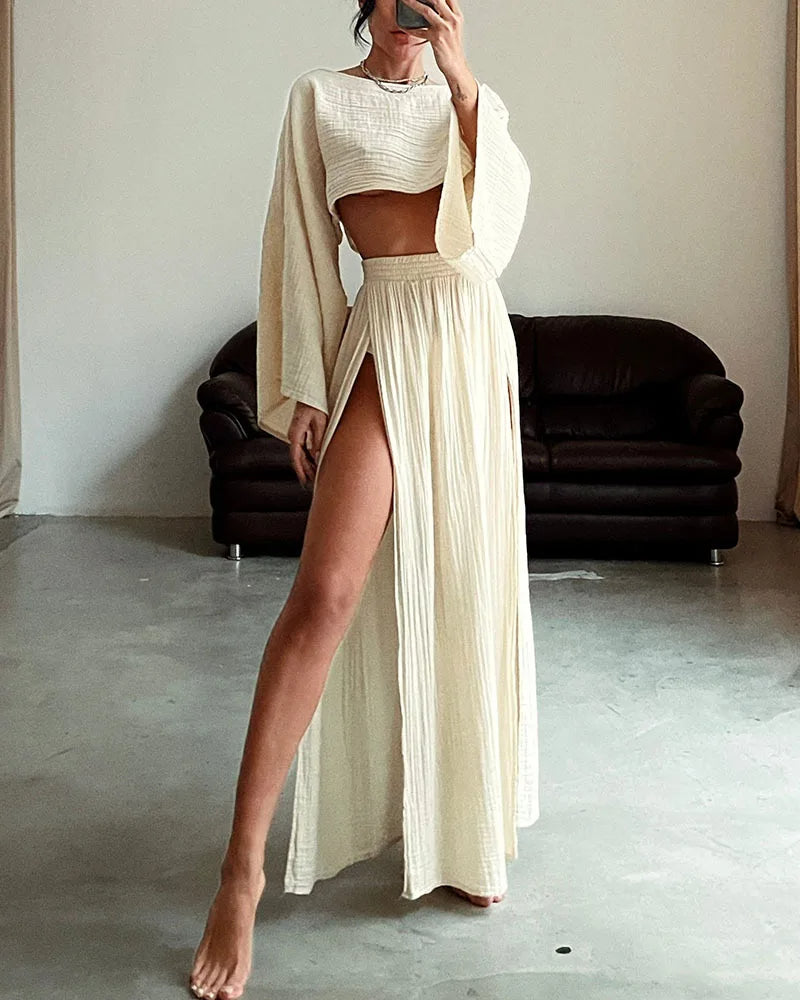Charlotte™ - Stylish Top Skirts Set