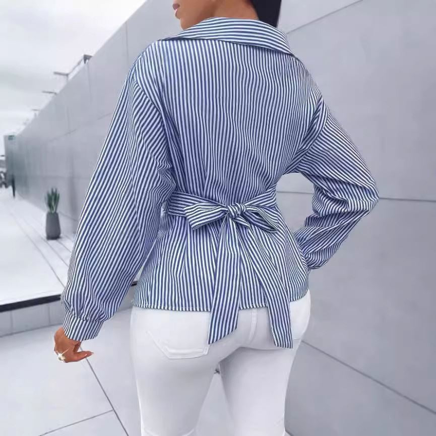 Peyton™ - Chic Irregular Cross Blouse