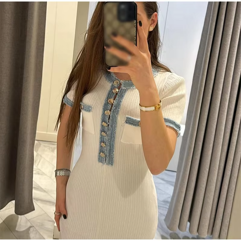 Aubrey™ - Elegant Knitted Long Dress
