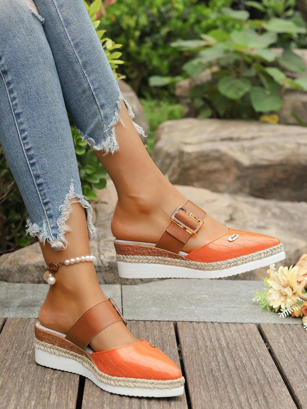 Alyssa™ - Stylish Wedge Sandals