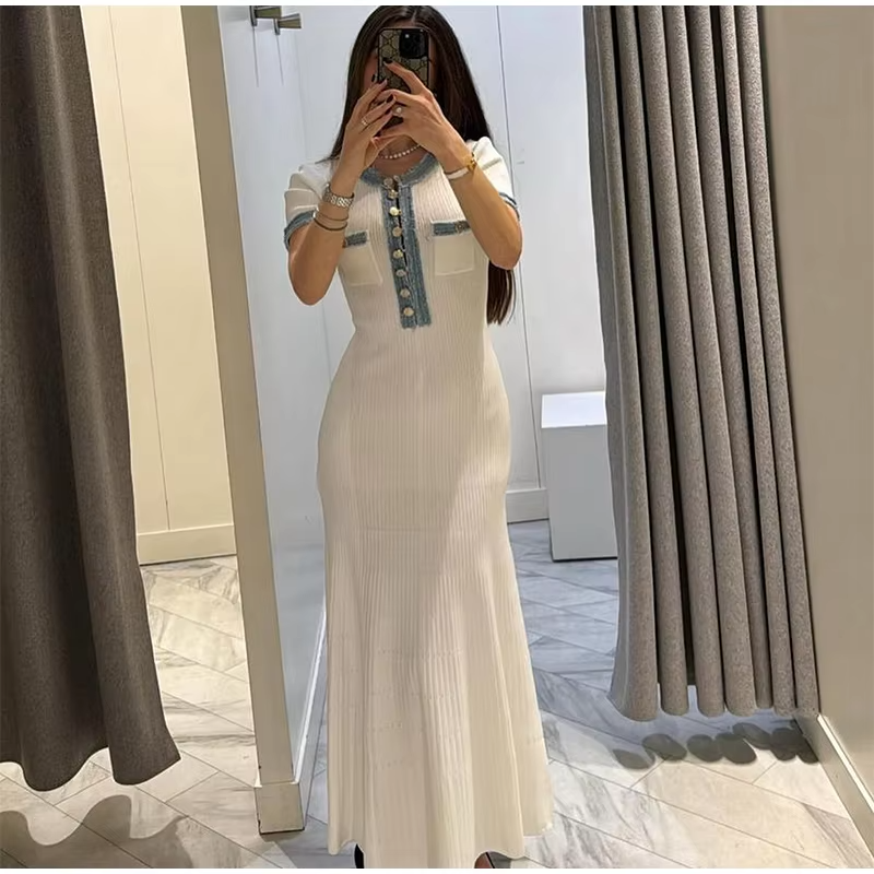 Aubrey™ - Elegant Knitted Long Dress