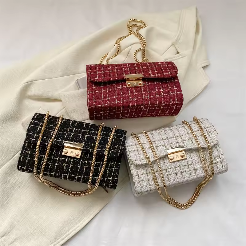 Addison™ - Luxury Plaid Bag