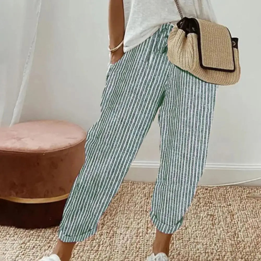 Harper™ - Comfy Striped Linen Pants