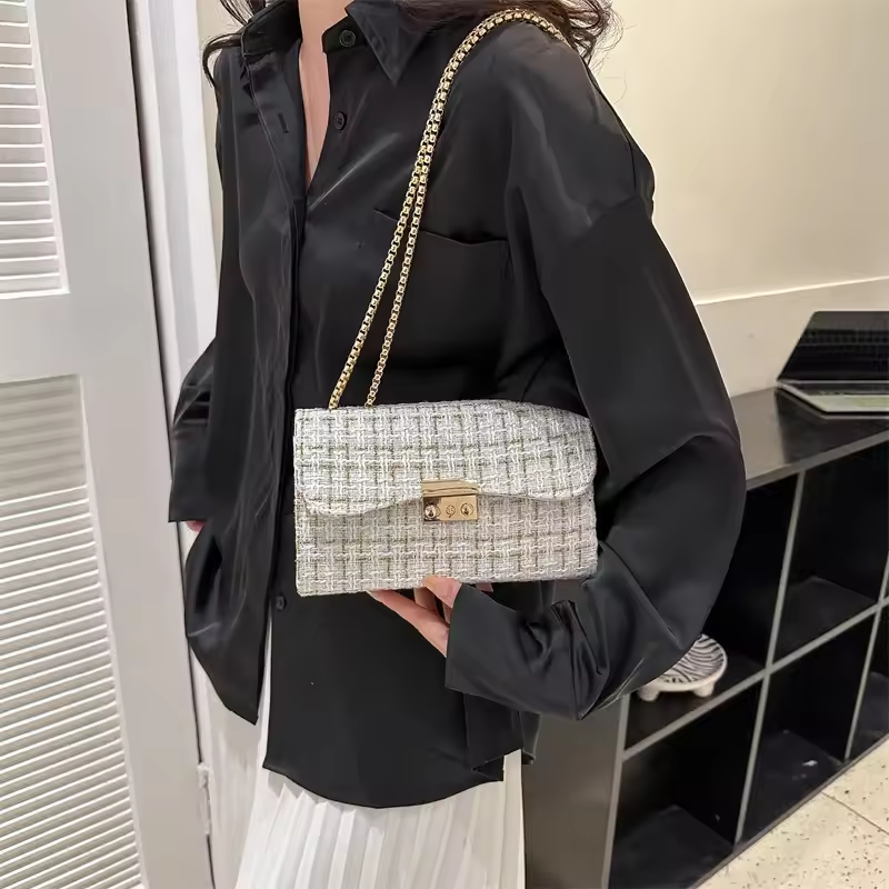 Addison™ - Luxury Plaid Bag