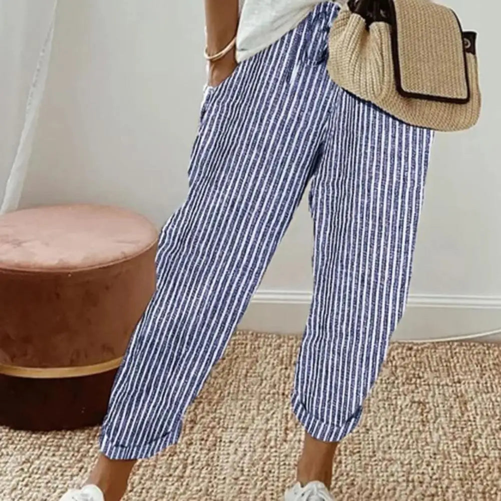 Harper™ - Comfy Striped Linen Pants