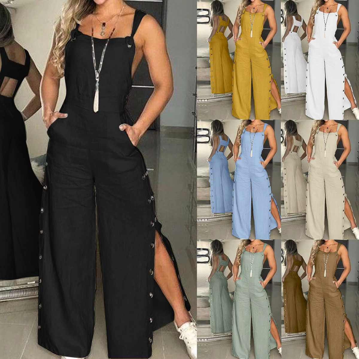 Riley™ - Elegant Strappy Jumpsuit