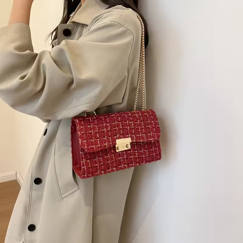 Addison™ - Luxury Plaid Bag
