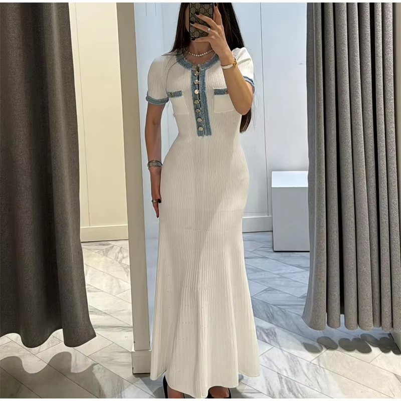 Aubrey™ - Elegant Knitted Long Dress