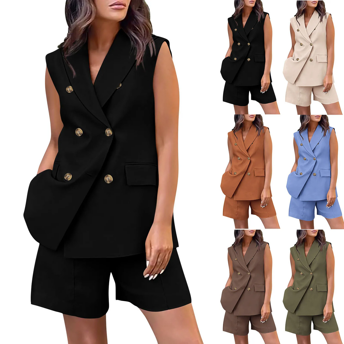 Scarlett™ - Modern Blazer and Shorts Set