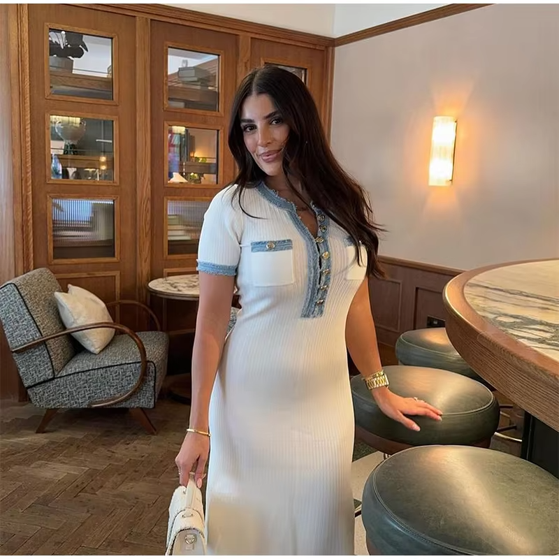 Aubrey™ - Elegant Knitted Long Dress