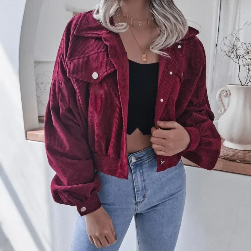 Scarlett™ - Elegant Corduroy Jacket