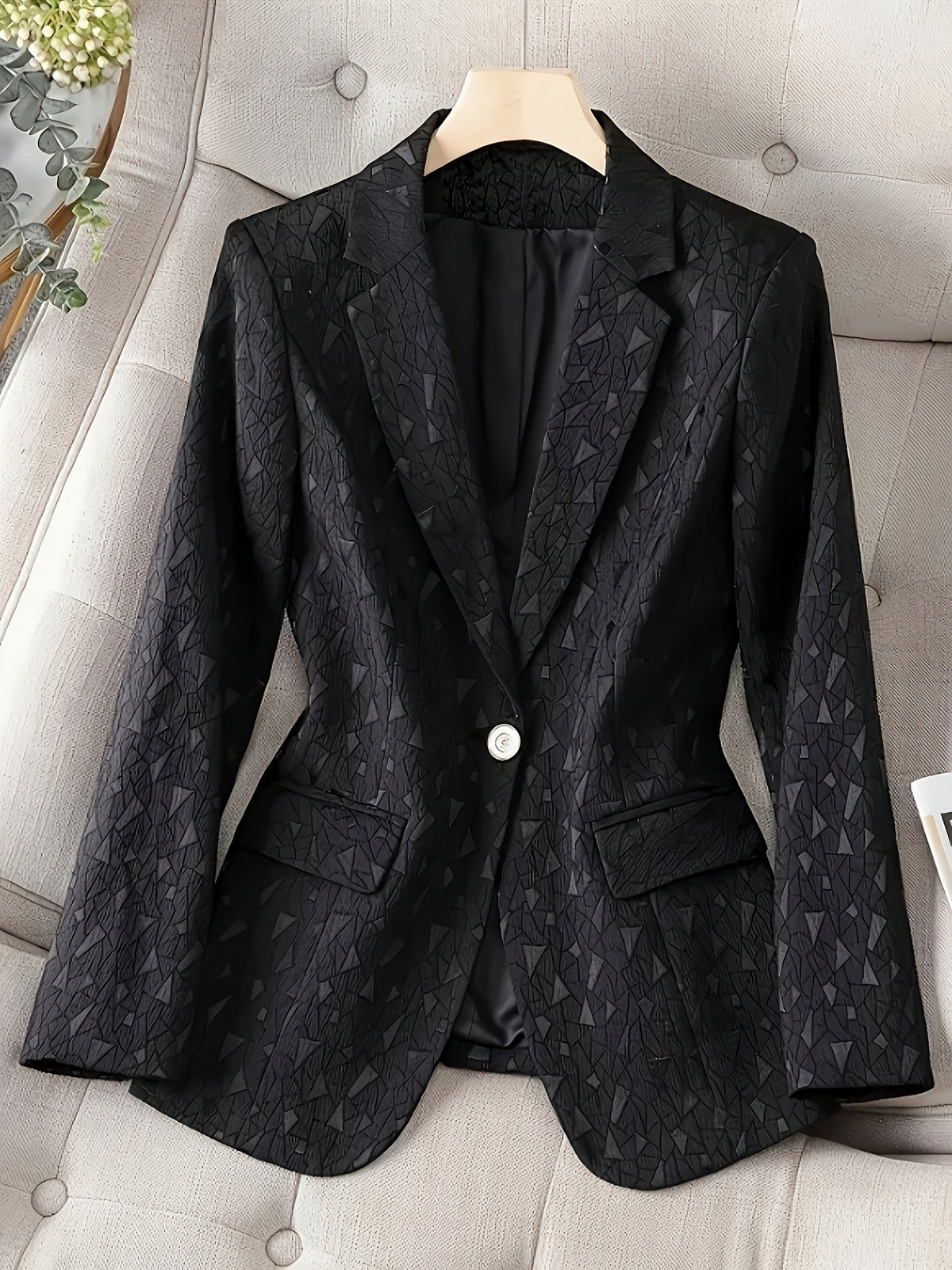 Lina™ - Elegant Single-Breasted Blazer