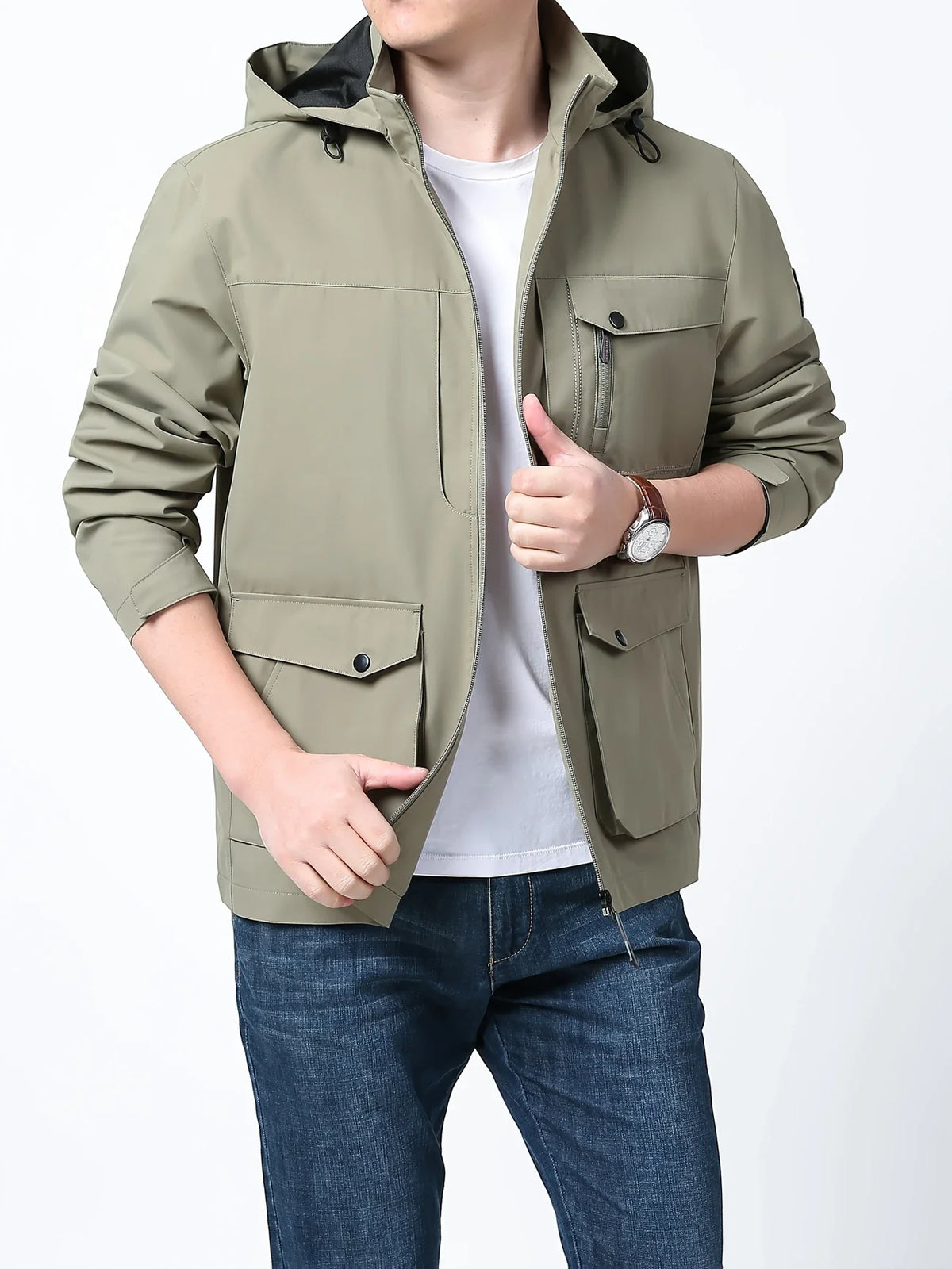Henry™ - Comfortable Waterproof Jacket with Detachable Hood